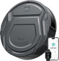 Lefant M210 Pro Robot Vacuum Cleaner, 6 Cleaning Modes, 200 Mins Runtime, 4000Pa Suction, SmartSense Technology, Grey