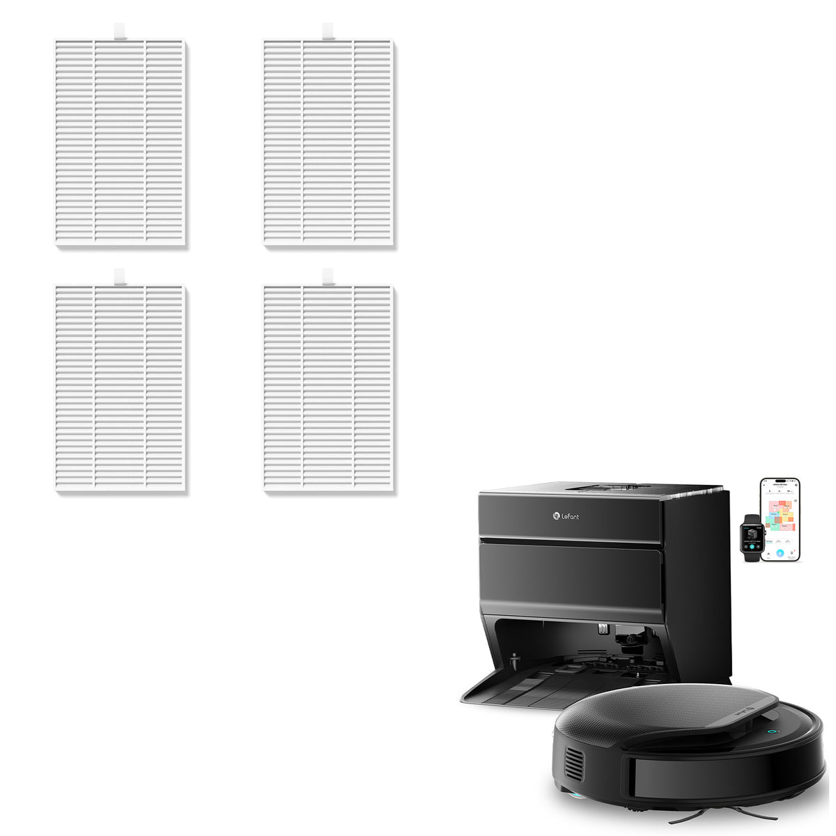 Lefant M5 Series HEPA Filters (4 Pack)