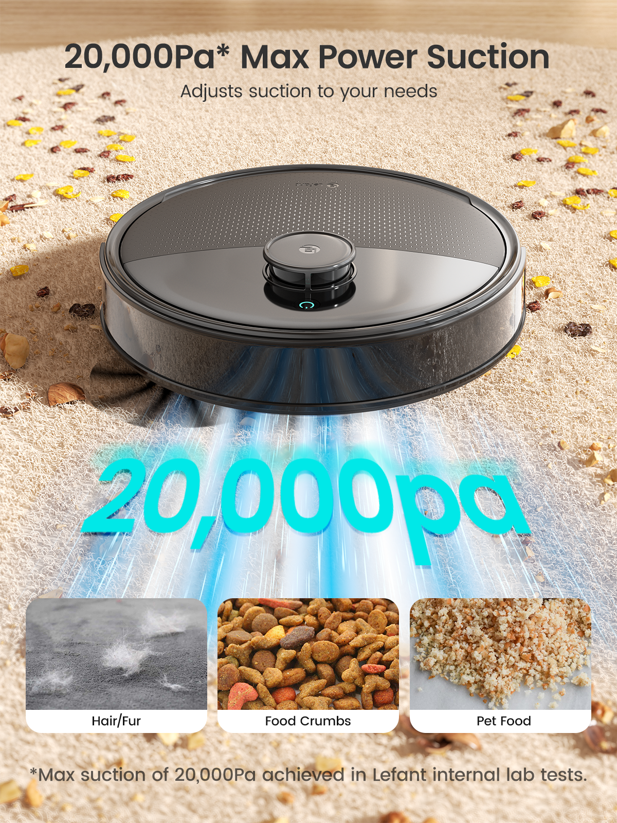Lefant Robot Vacuum S-M3 Series