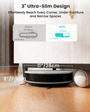 Lefant M310 Robot Vacuum and Mop, 6000Pa Strong Suction, Slim Design for Pet Hair, Smart Robotic Vacuum Cleaner for Hard Floor & Carpet, Self-Charging