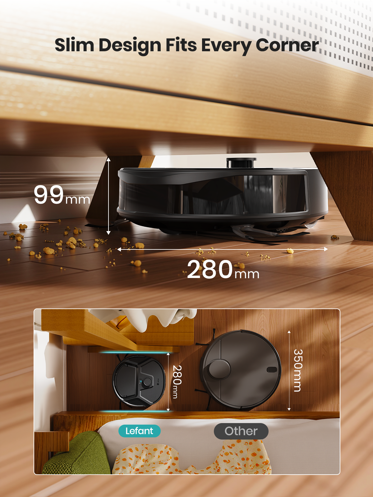 Lefant Robot Vacuum S-M210PRO OMNI