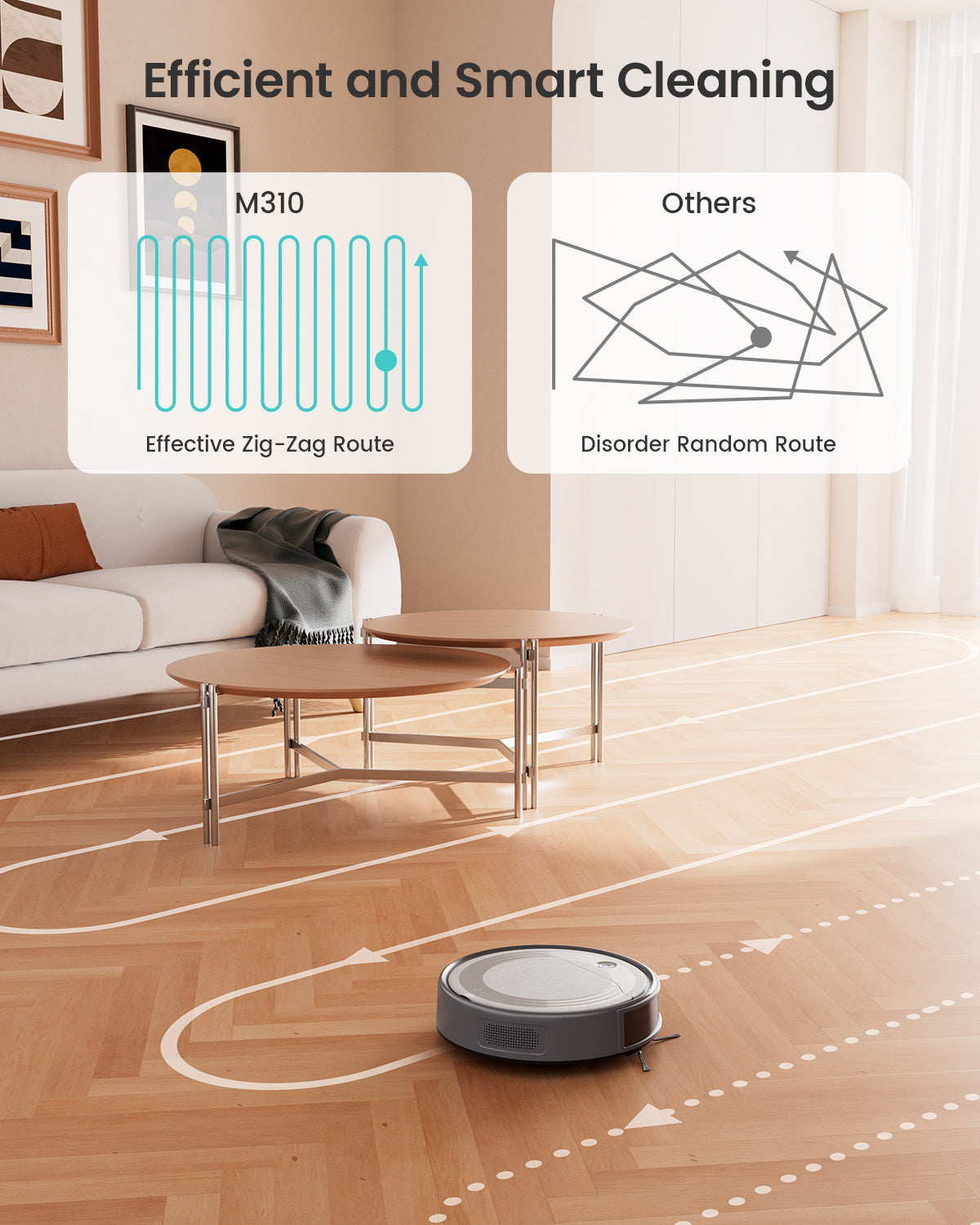 Lefant Robot Vacuum M310 Grey