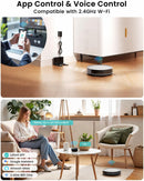 Lefant M310 Robot Vacuum and Mop, 6000Pa Strong Suction, Slim Design for Pet Hair, Smart Robotic Vacuum Cleaner for Hard Floor & Carpet, Self-Charging