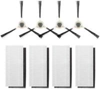 Lefant  M210 PRO Replacement Kit 4 Side Brushes 4 HEPA