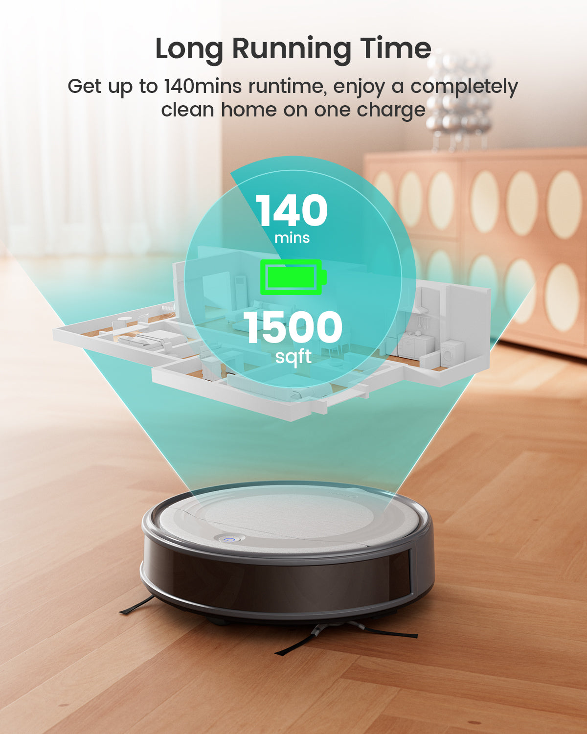 Lefant Robot Vacuum M310 Grey