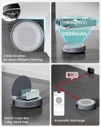 Lefant Robot Vacuum M310 Ultra Grey