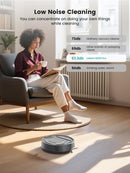 Lefant M210 Pro Robot Vacuum Cleaner, 6 Cleaning Modes, 200 Mins Runtime, 4000Pa Suction, SmartSense Technology, Grey