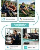 Lefant M210 PRO OMNI Robot Vacuum and Mop, 20000Pa Suction, Self-Cleaning & Auto Drying Roller Mop, LiDAR Navigation, Ideal for Pet Hair, Slim, 5G WiFi