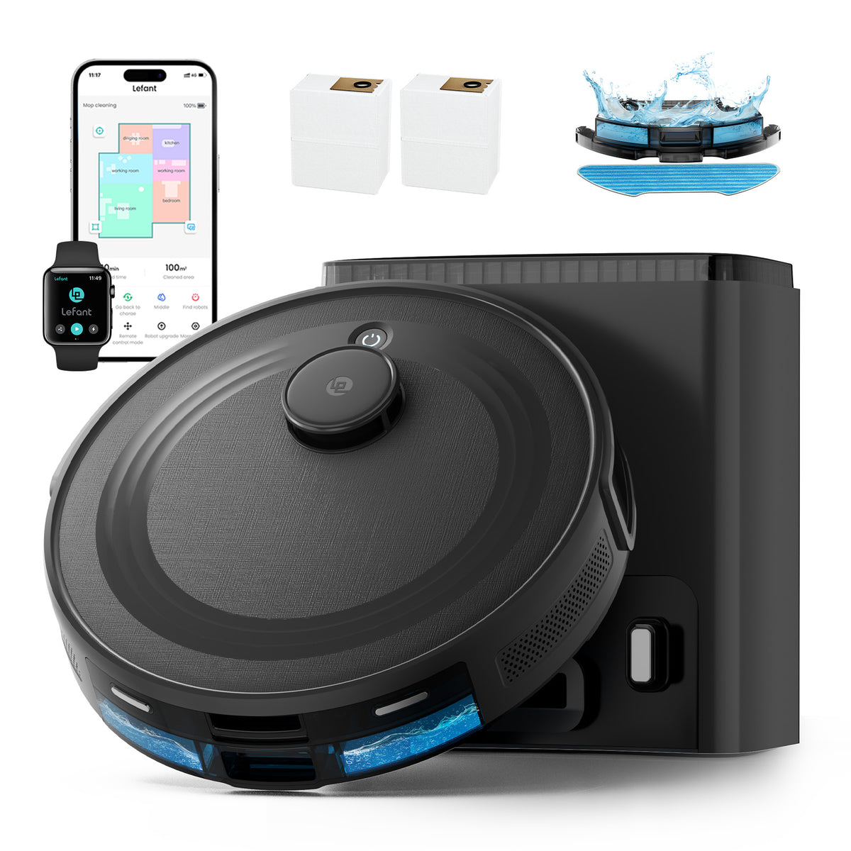 Lefant Robot Vacuum S-M2 PLUS